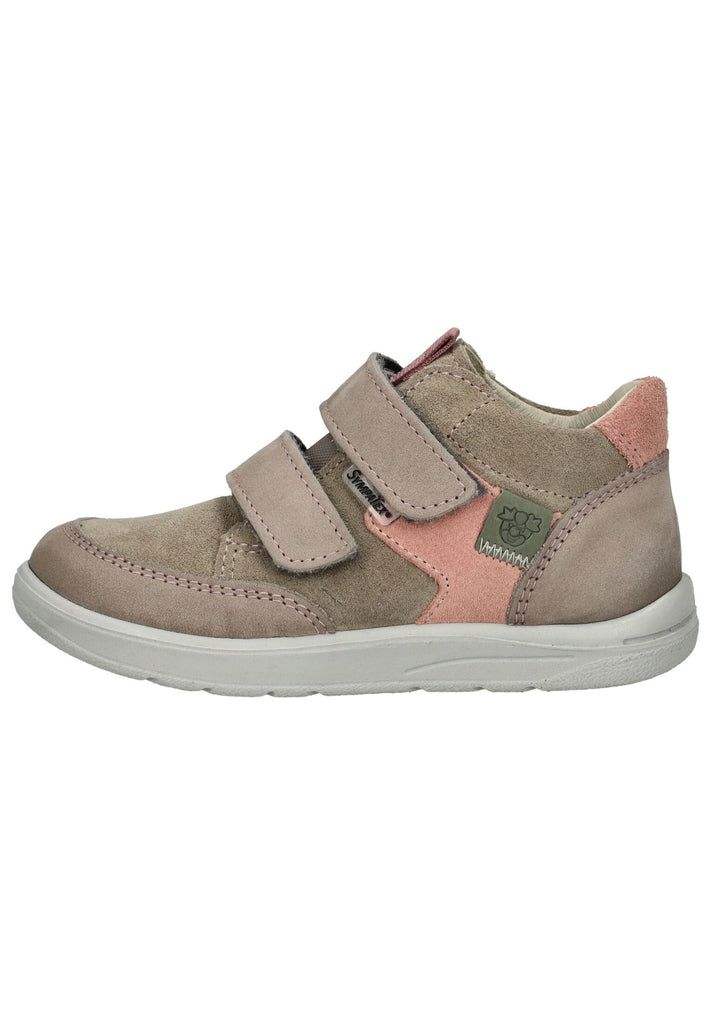 Pepino Halbschuhe Leder/Textil Grau/Rosa - surf4shoes