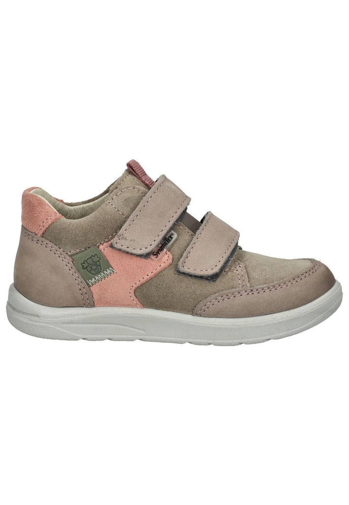 Pepino Halbschuhe Leder/Textil Grau/Rosa - surf4shoes
