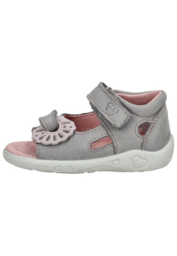 Pepino Sandalen Leder Grau/Rosa - surf4shoes