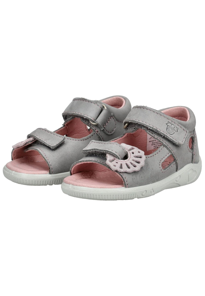 Pepino Sandalen Leder Grau/Rosa - surf4shoes