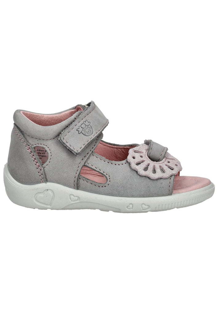 Pepino Sandalen Leder Grau/Rosa - surf4shoes