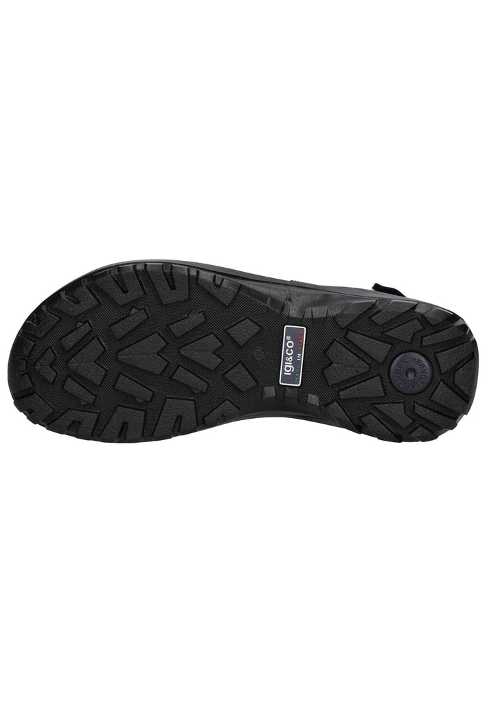 IGI&CO Sandalen Nubukleder Schwarz - surf4shoes