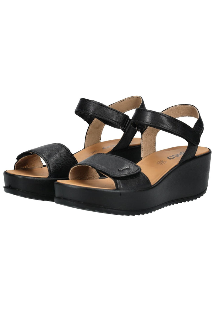 IGI&CO Sandalen Leder Schwarz/Schwarz - surf4shoes