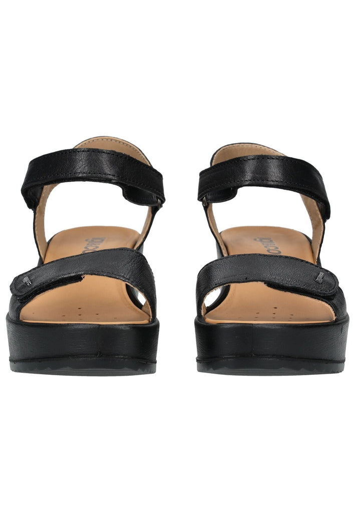 IGI&CO Sandalen Leder Schwarz/Schwarz - surf4shoes