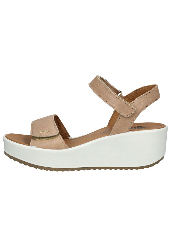 IGI&CO Sandalen Leder Beige/Weiß - surf4shoes