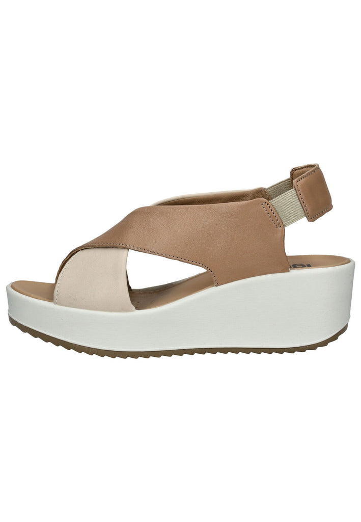 IGI&CO Sandalen Leder Weiß/Beige - surf4shoes