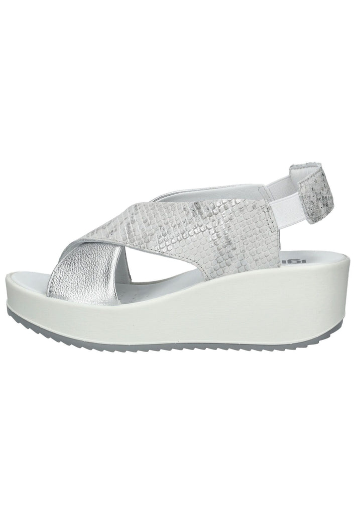 IGI&CO Sandalen Leder Weiß/Silber - surf4shoes