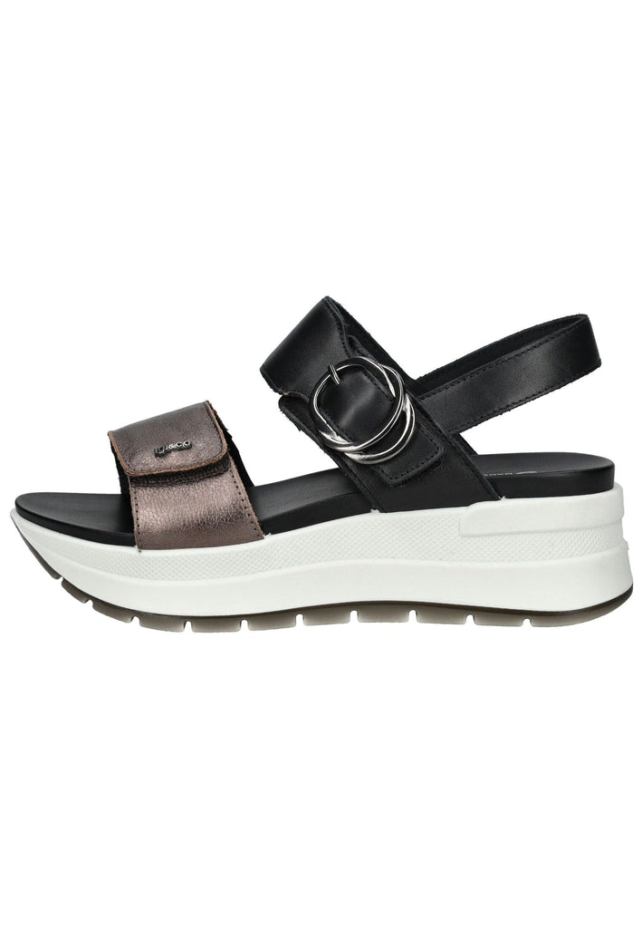 IGI&CO Sandalen Leder Schwarz - surf4shoes