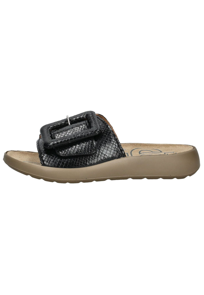 IGI&CO Pantoletten Leder Schwarz - surf4shoes