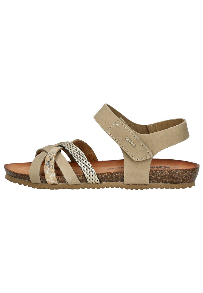 IGI&CO Sandalen Nubukleder Beige - surf4shoes