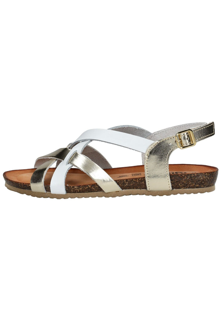 IGI&CO Sandalen Leder Weiß/Gold - surf4shoes