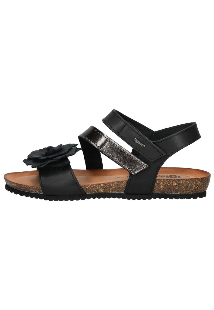 IGI&CO Sandalen Leder Schwarz - surf4shoes