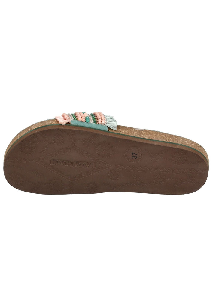 Lazamani Pantoletten Leder Sage - surf4shoes