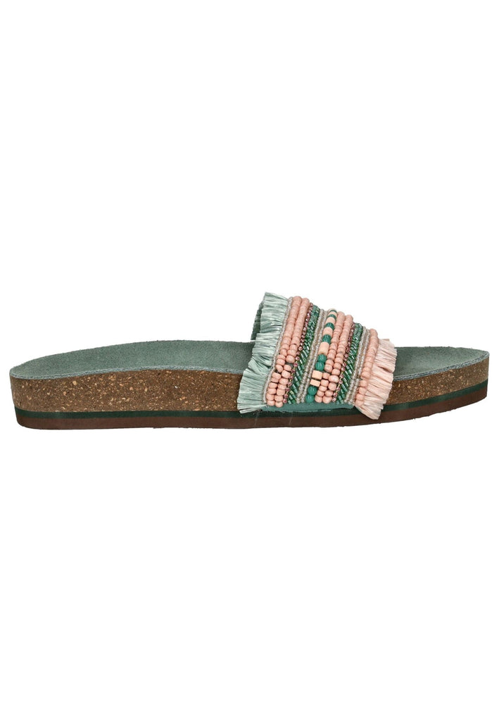 Lazamani Pantoletten Leder Sage - surf4shoes