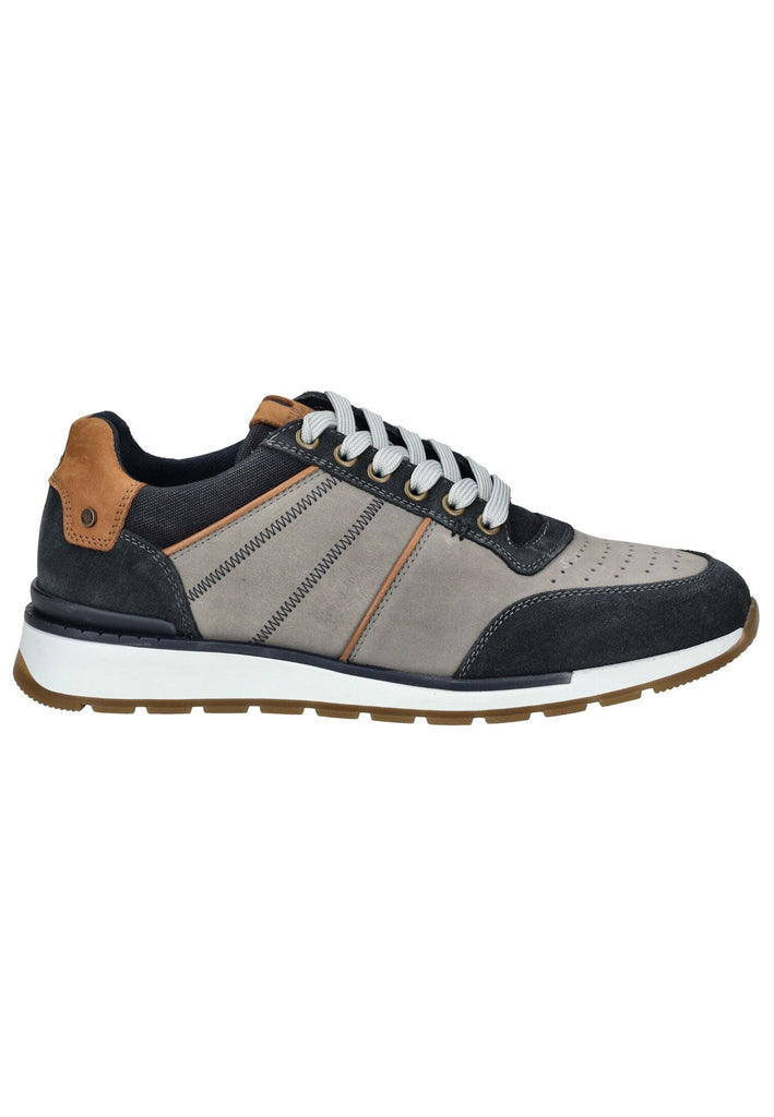 Bullboxer Sneaker Leder Navy/Grau - surf4shoes