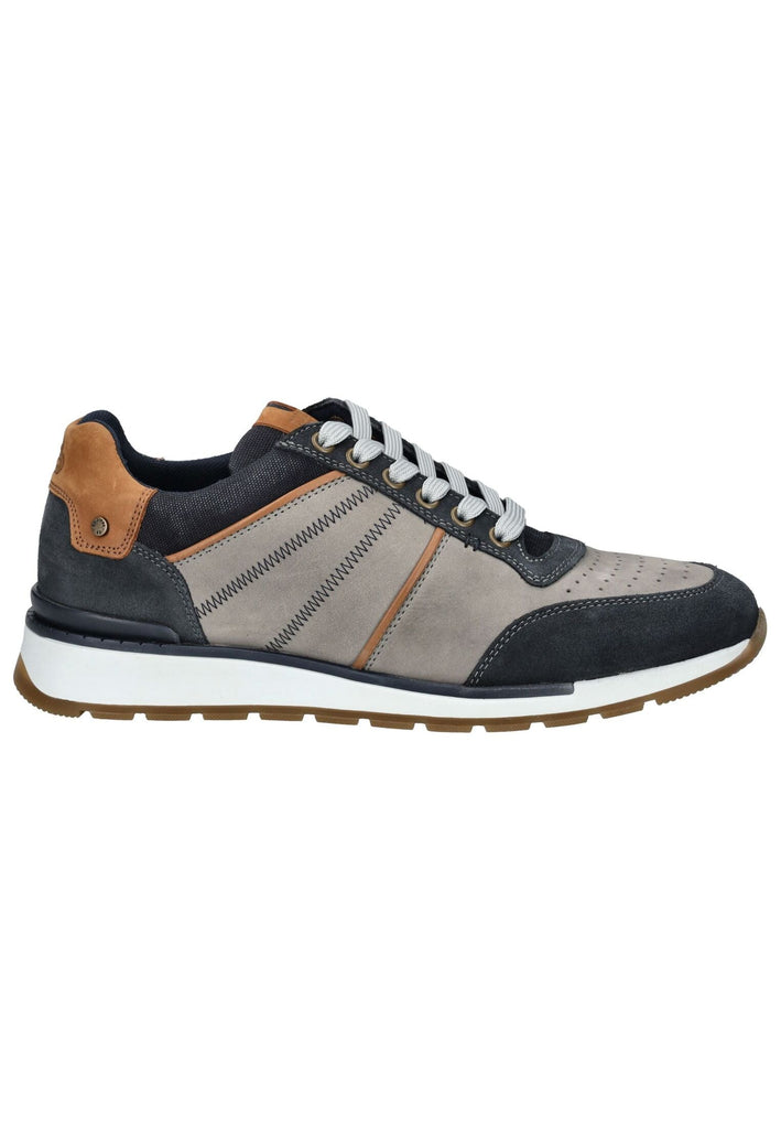 Bullboxer Sneaker Leder/Textil Navy/Grau - surf4shoes