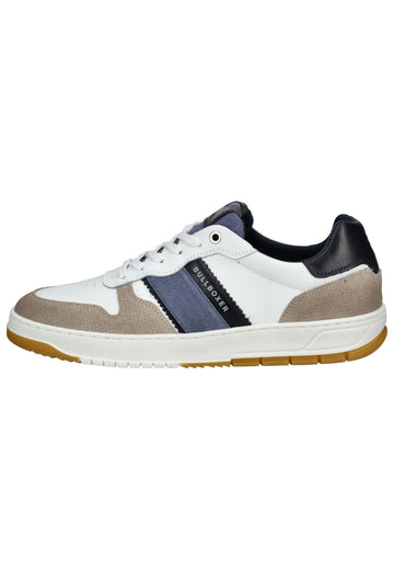 Bullboxer Sneaker Leder Grau/Weiß - surf4shoes