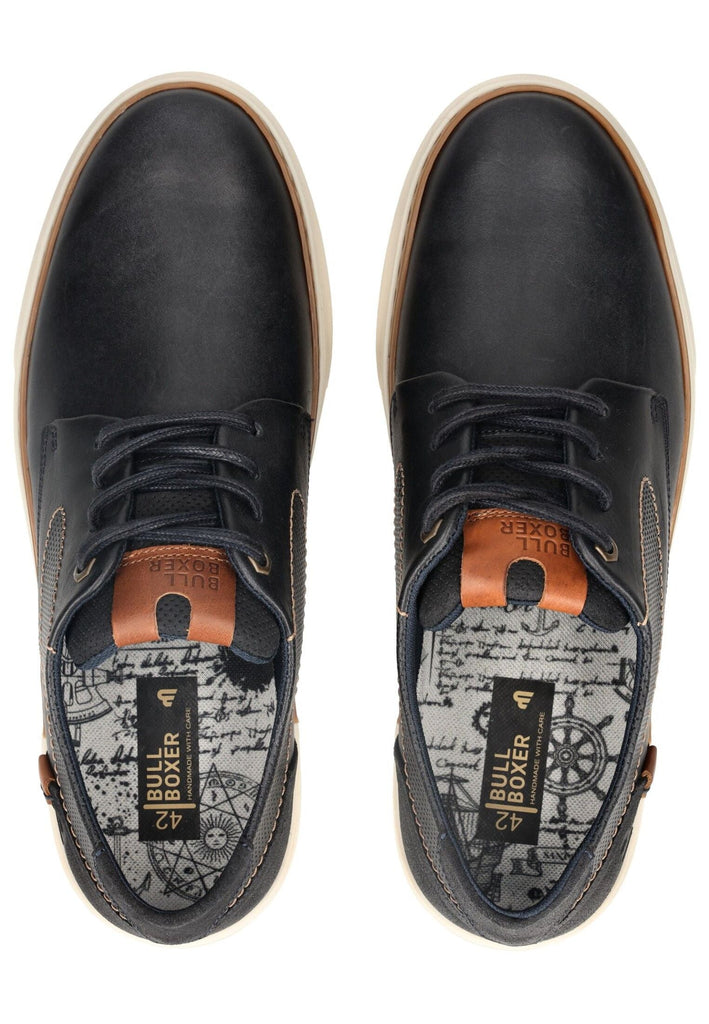 Bullboxer Sneaker Leder Navy - surf4shoes