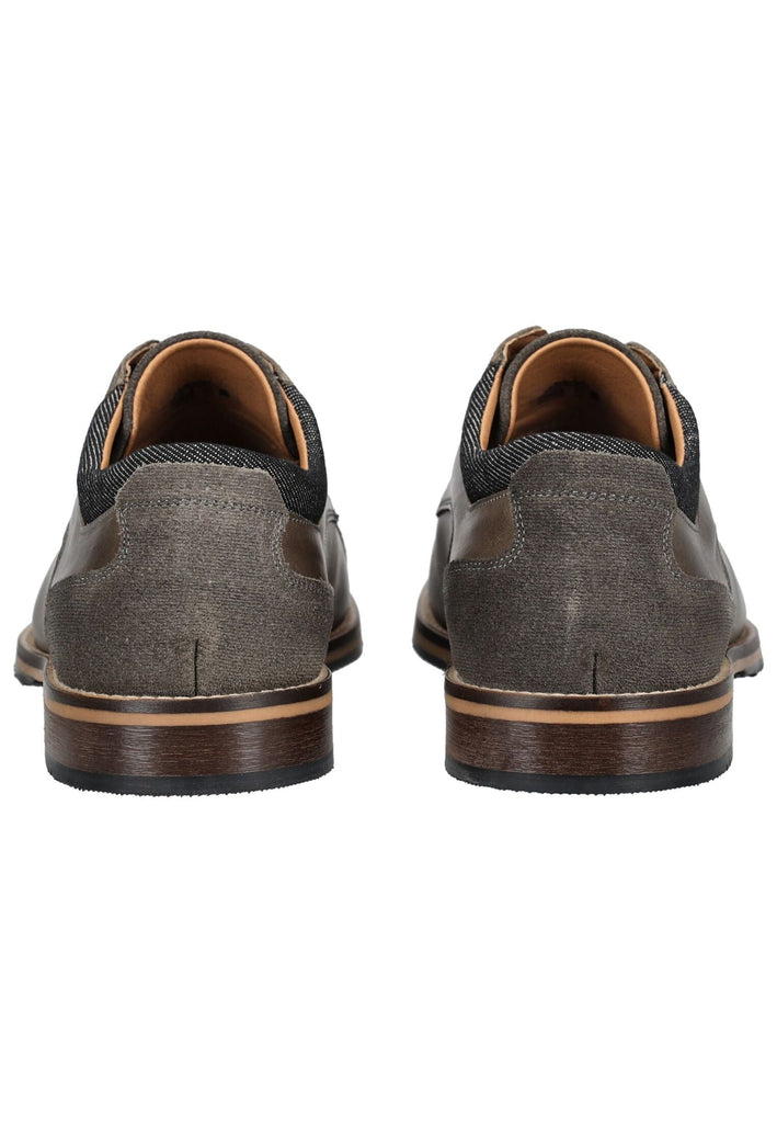 Bullboxer Businessschuhe Leder Taupe - surf4shoes