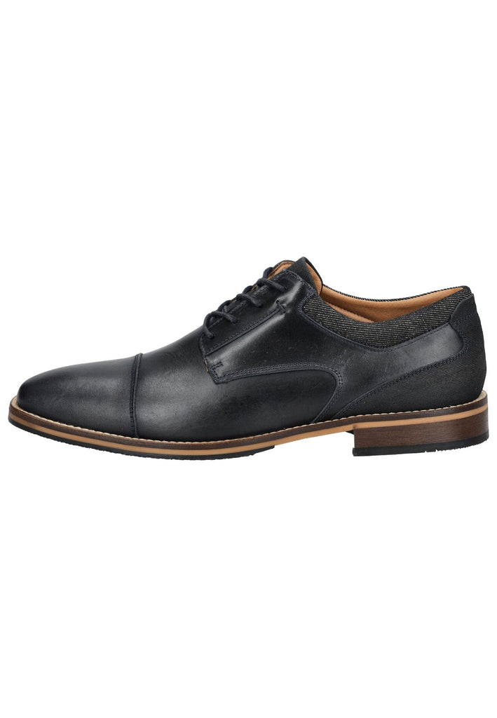 Bullboxer Businessschuhe Leder Navy - surf4shoes