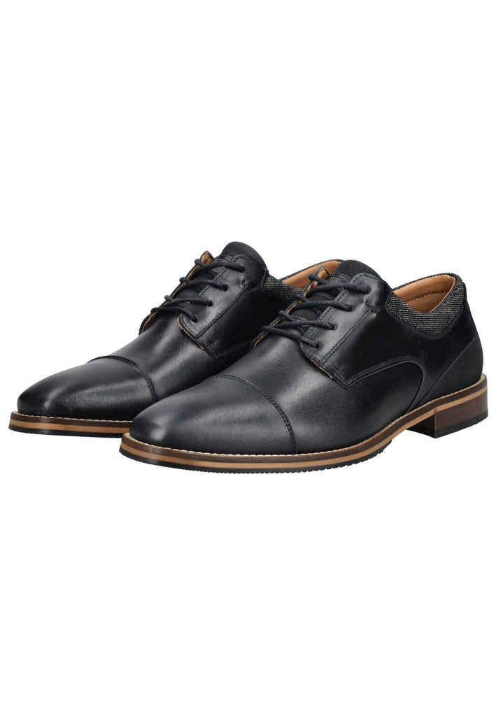 Bullboxer Businessschuhe Leder Navy - surf4shoes