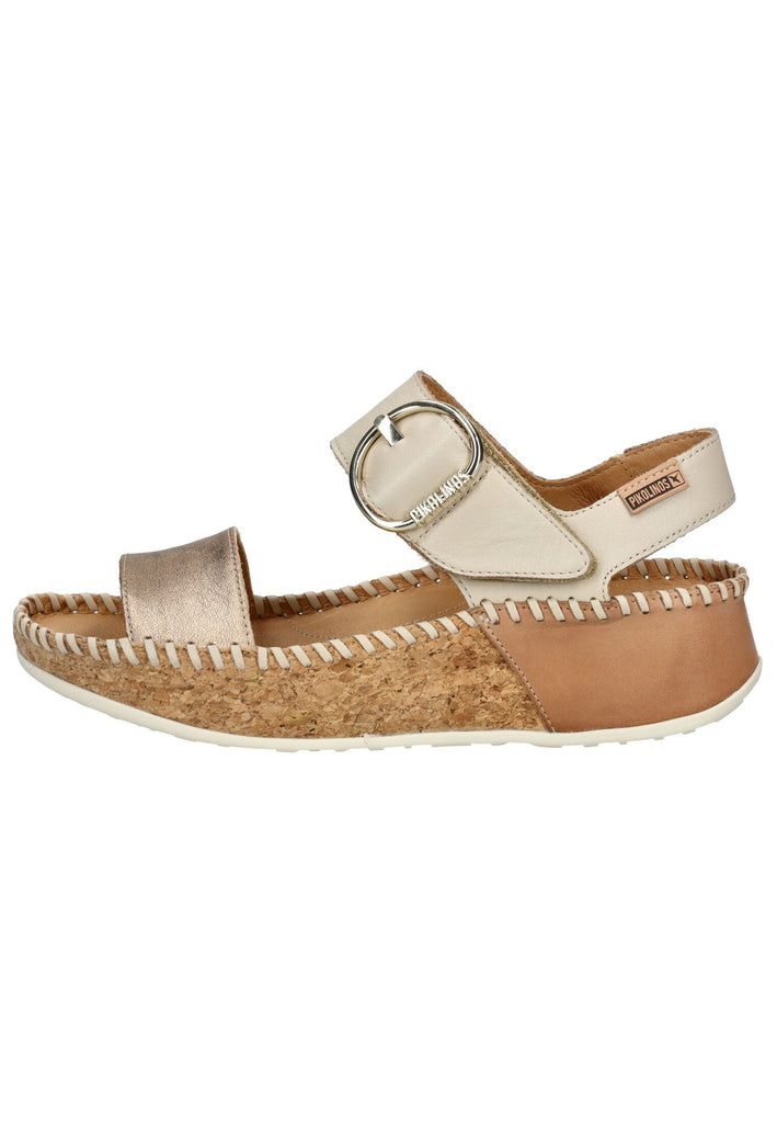 Pikolinos Sandalen Leder Champagne - surf4shoes