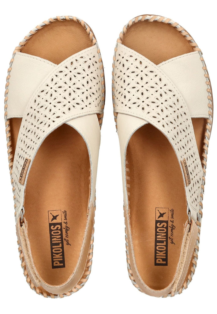 Pikolinos Sandalen Leder Creme - surf4shoes