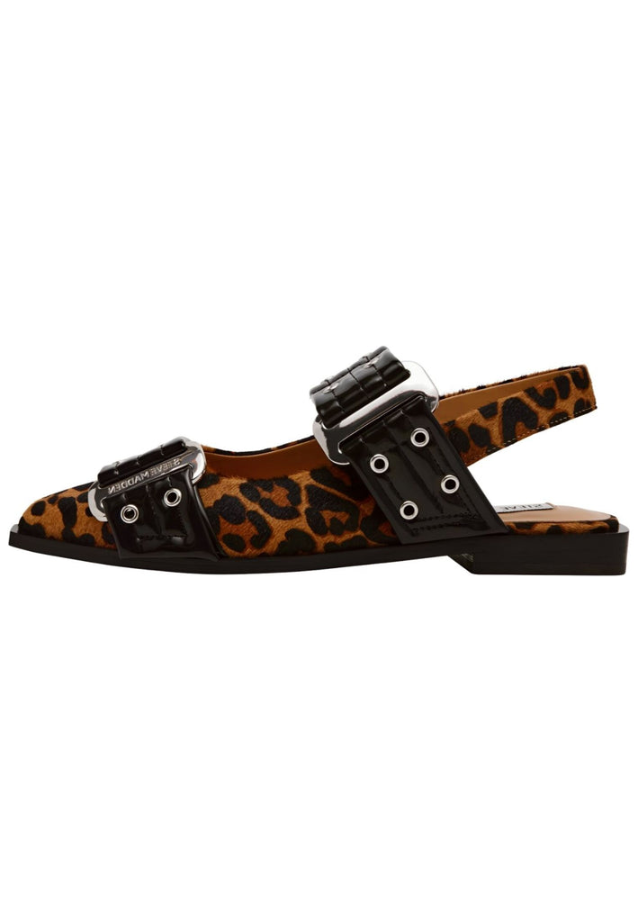 Steve Madden Ballerinas Leder Leopard - surf4shoes