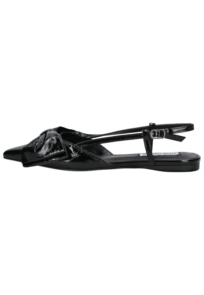 Steve Madden Ballerinas Leder Schwarz - surf4shoes