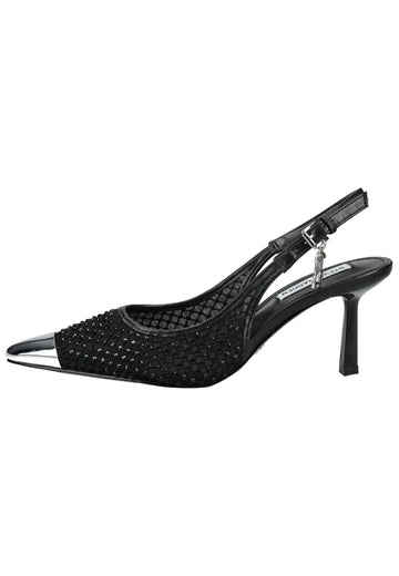 Steve Madden Pumps Synthetik/Textil Schwarz - surf4shoes