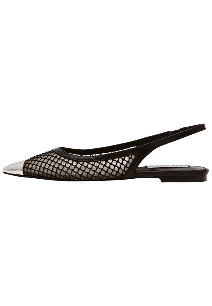 Steve Madden Ballerinas Leder/Textil Schwarz - surf4shoes