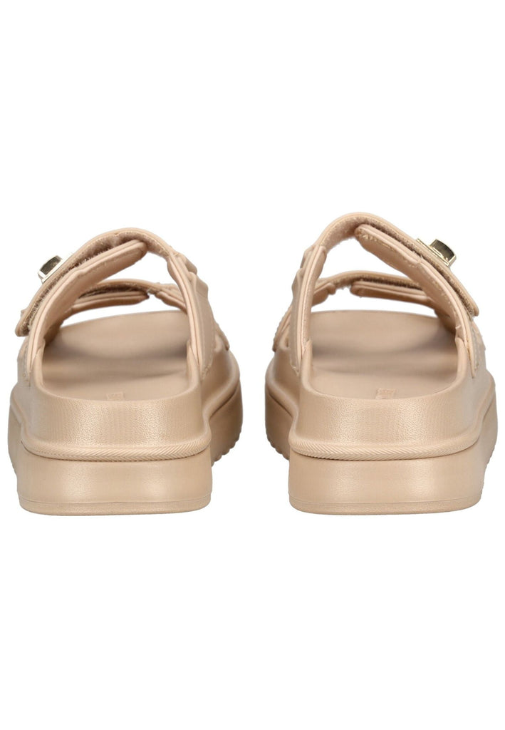 Steve Madden Pantoletten Lederimitat Natur - surf4shoes