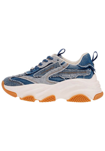 Steve Madden Sneaker Lederimitat/Textil Denim - surf4shoes