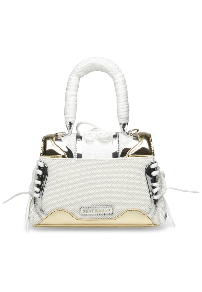Steve Madden Taschen Lederimitat/Textil Gold - surf4shoes