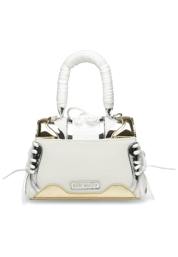 Steve Madden Taschen Lederimitat/Textil Gold - surf4shoes