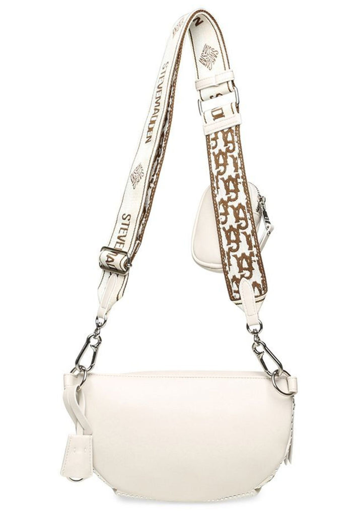 Steve Madden Taschen Lederimitat Weiß/Silber - surf4shoes