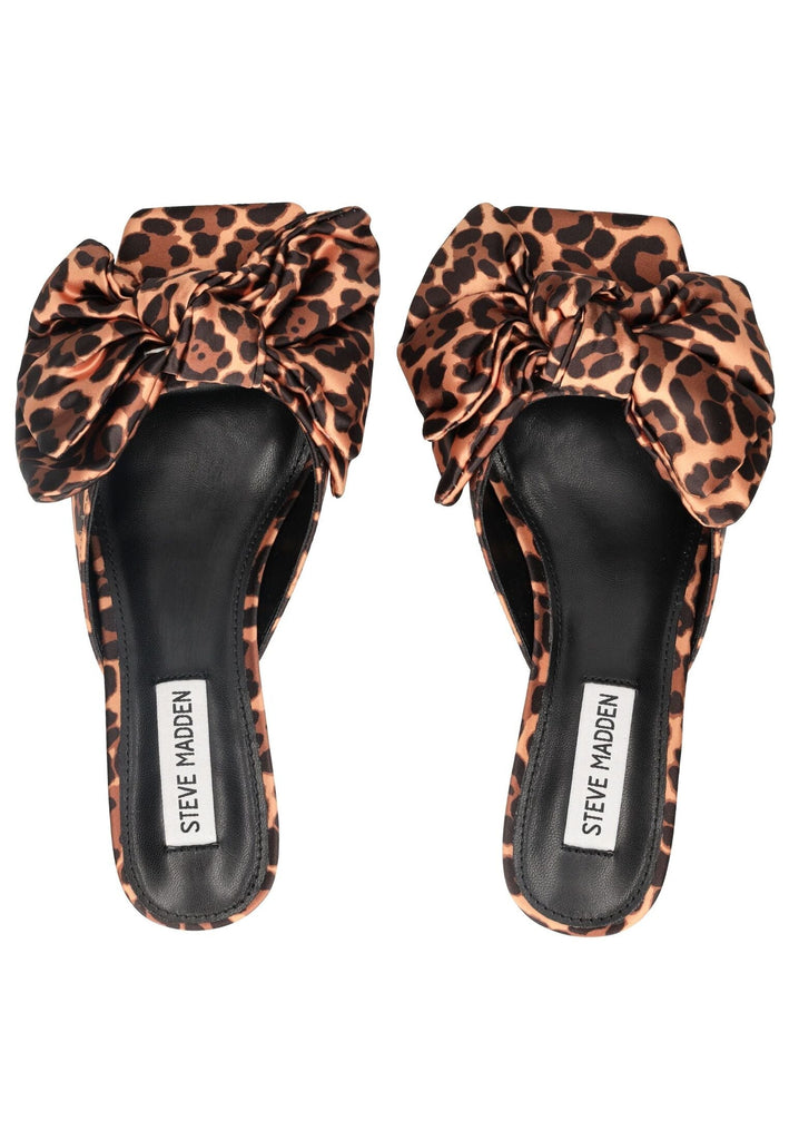 Steve Madden Pantoletten Textil Leopard - surf4shoes