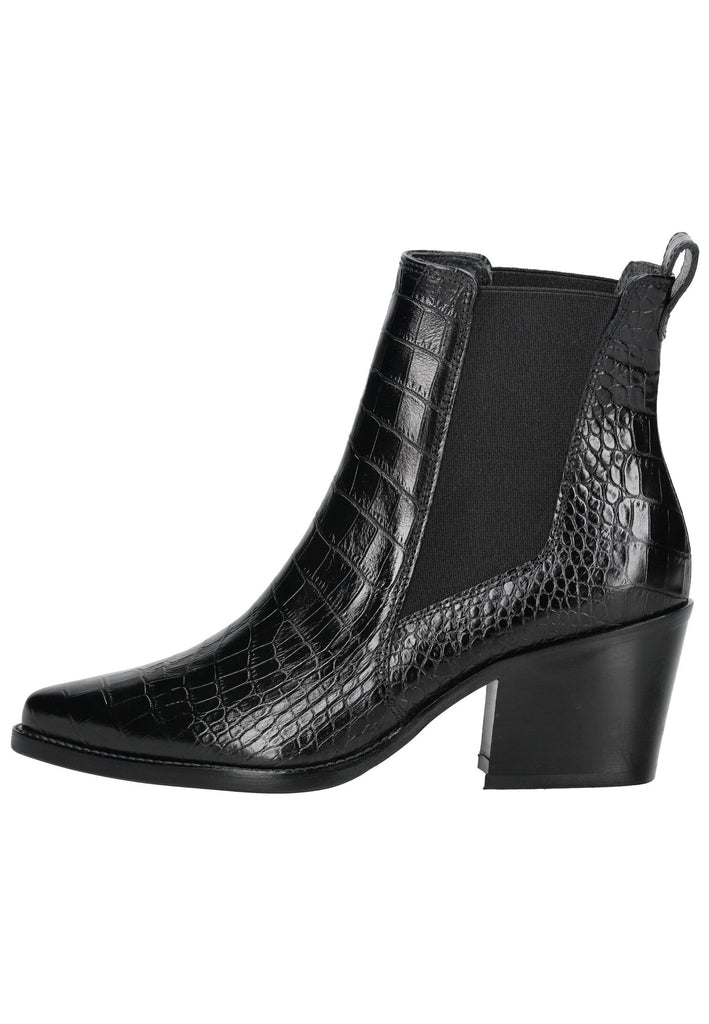 Paul Green Stiefelette Leder/Textil Schwarz - surf4shoes
