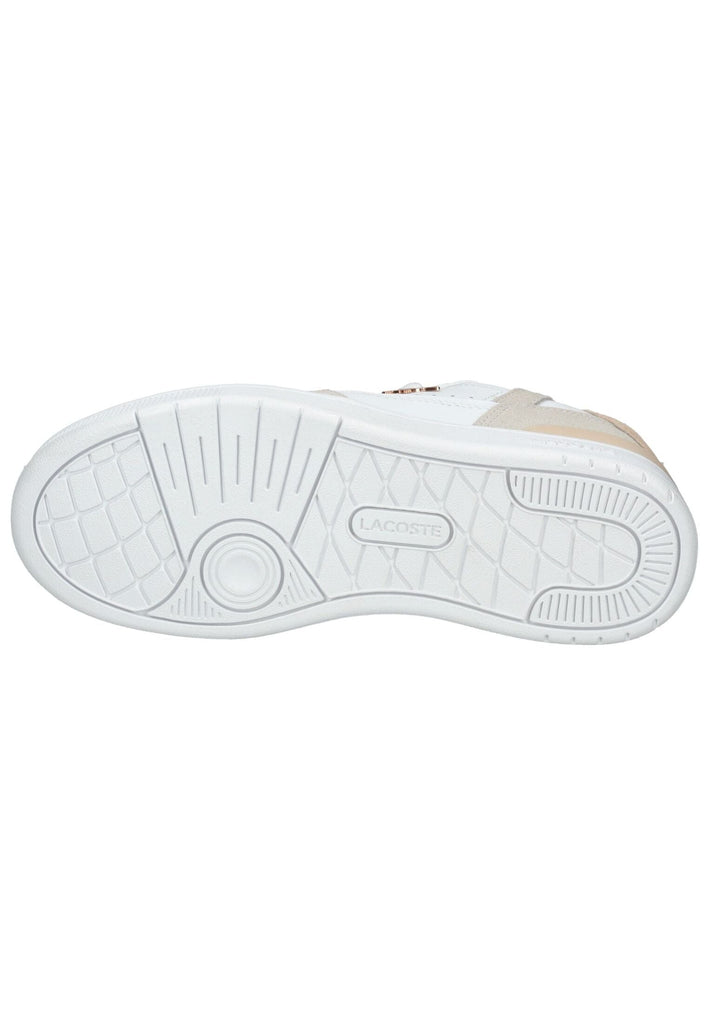 Lacoste Sneaker Leder/Synthetik Weiß/Pink - surf4shoes