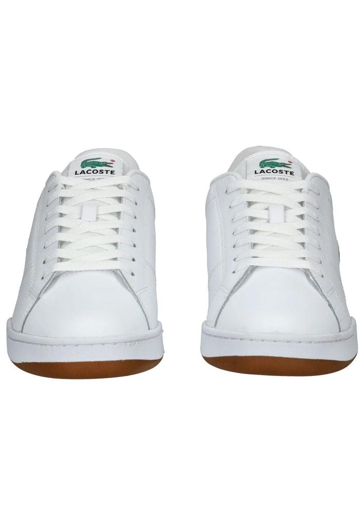 Lacoste Sneaker Leder/Textil Weiß/Grün - surf4shoes