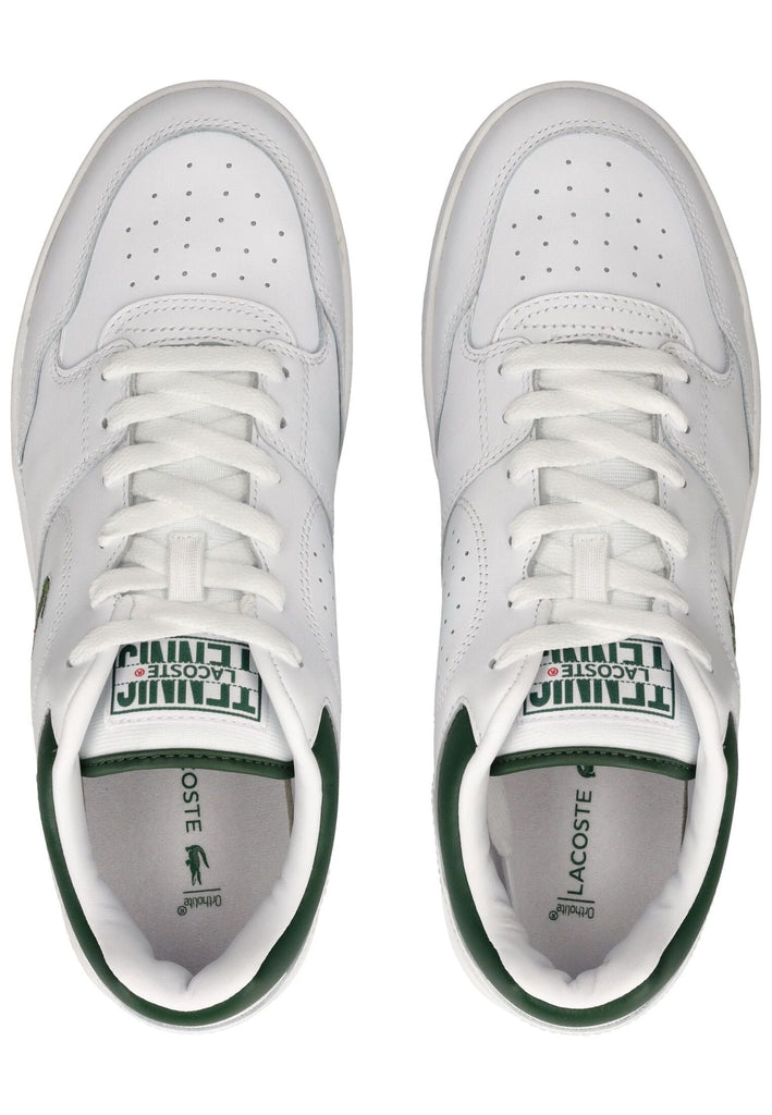Lacoste Sneaker Leder/Textil Weiß/Grün - surf4shoes