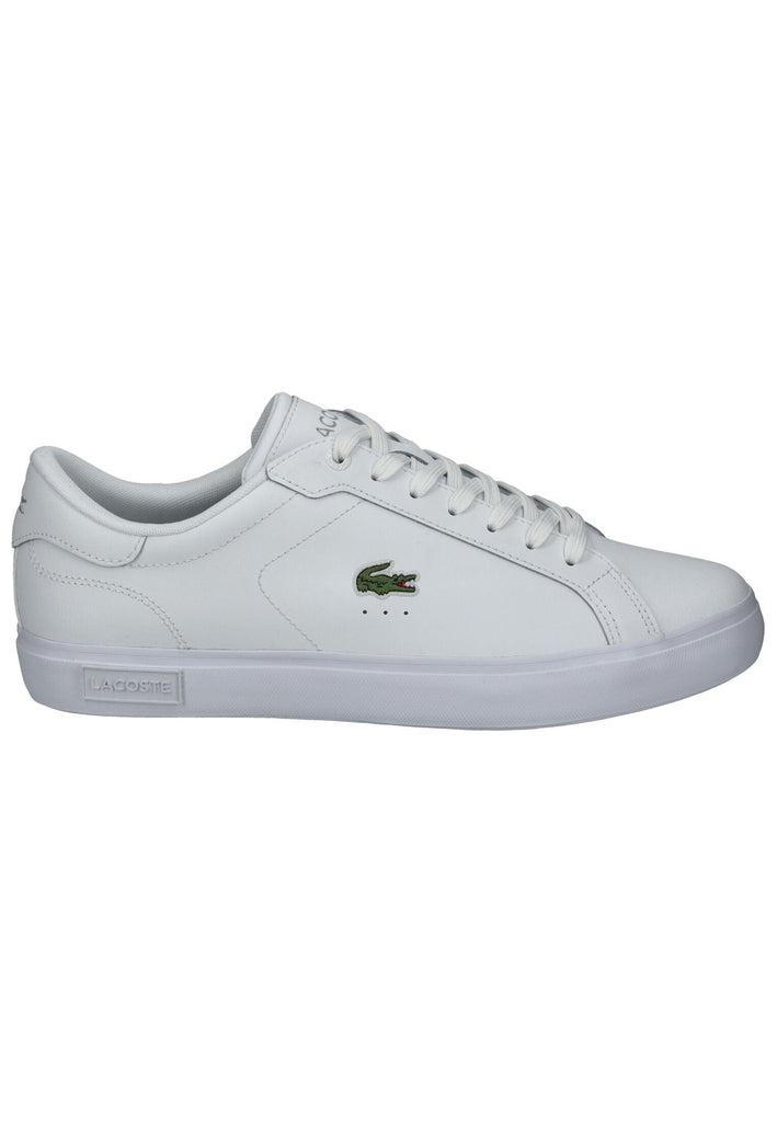 Lacoste Sneaker Lederimitat Weiß/Weiß - surf4shoes