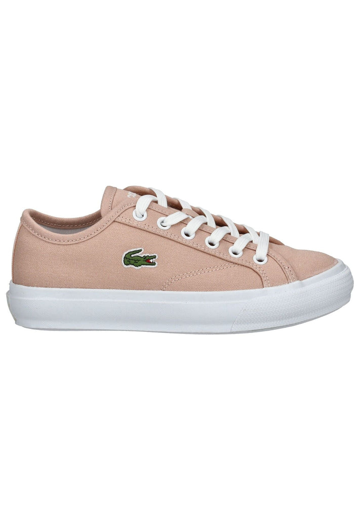 Lacoste Sneaker Baumwolle Pink/Weiß - surf4shoes