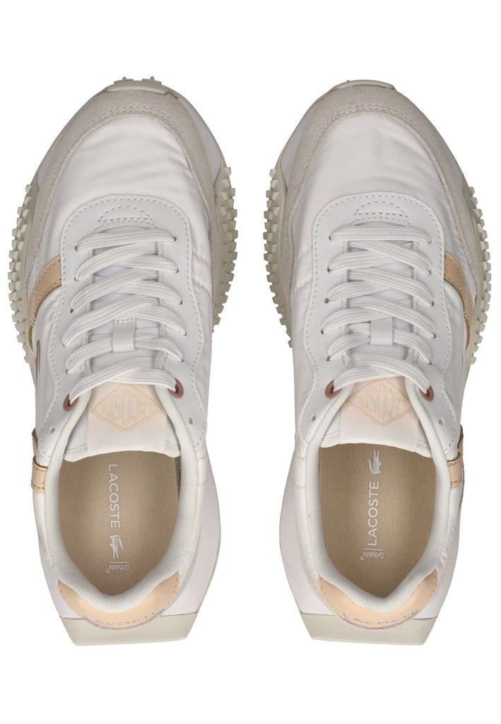 Lacoste Sneaker Leder/Textil Weiß - surf4shoes