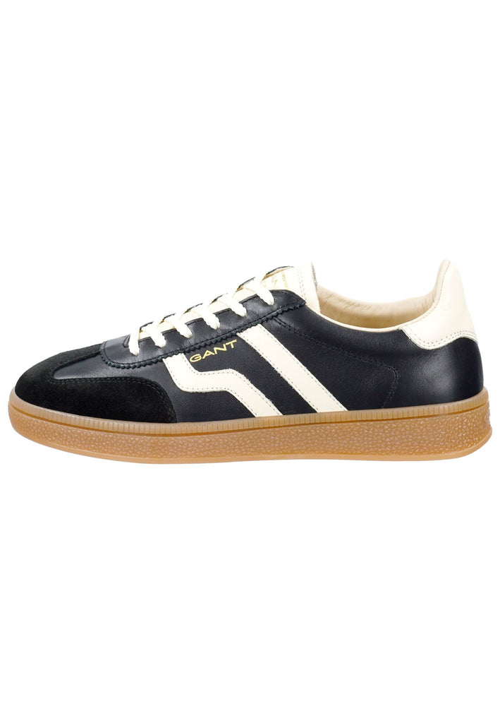 GANT Sneaker Leder Schwarz/Weiß - surf4shoes