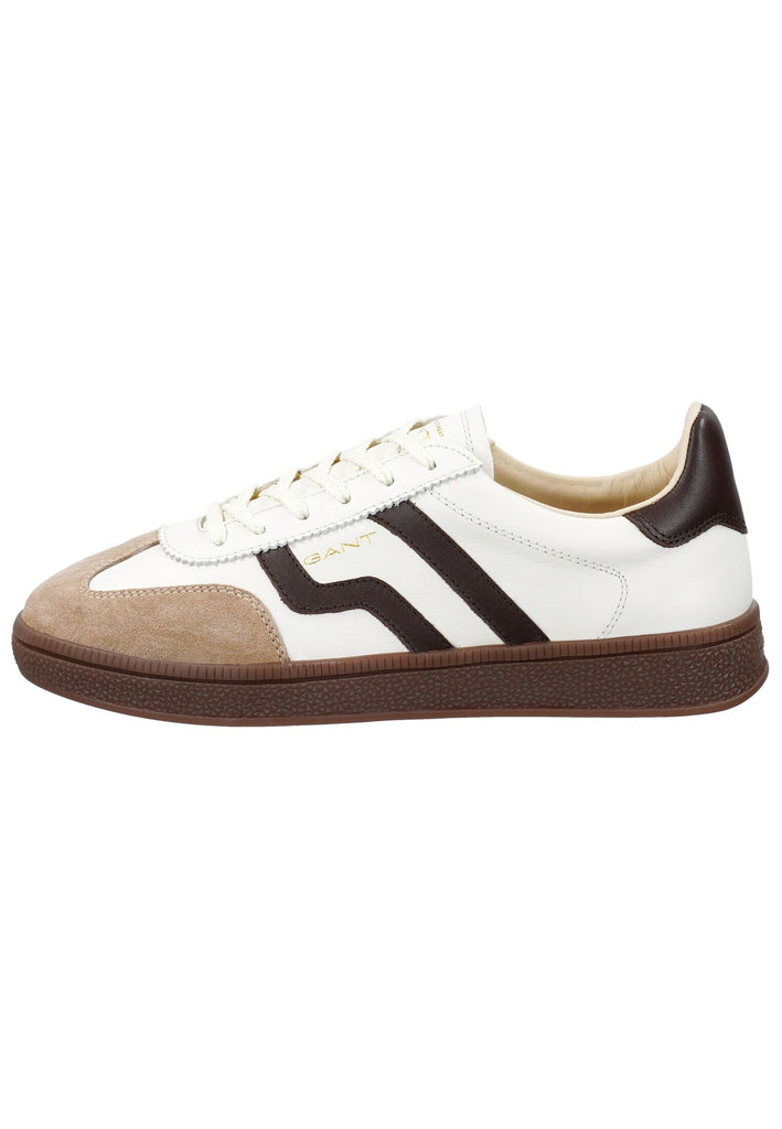 GANT Sneaker Leder Weiß/Braun - surf4shoes