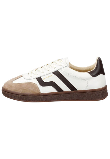 GANT Sneaker Leder Weiß/Braun - surf4shoes