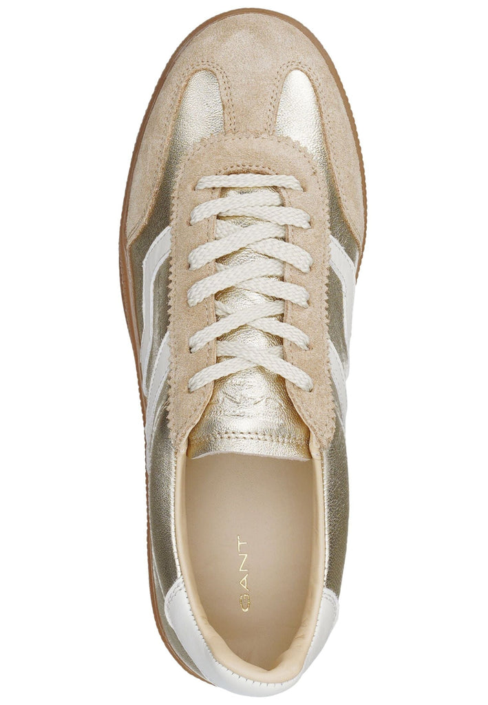GANT Sneaker Leder Gold - surf4shoes