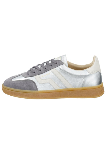 GANT Sneaker Leder/Textil Silber/Weiß - surf4shoes