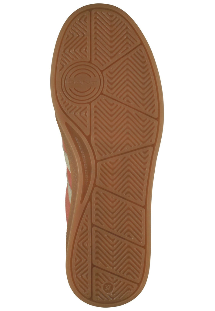 GANT Sneaker Lederimitat/Textil Pink/Weiß - surf4shoes